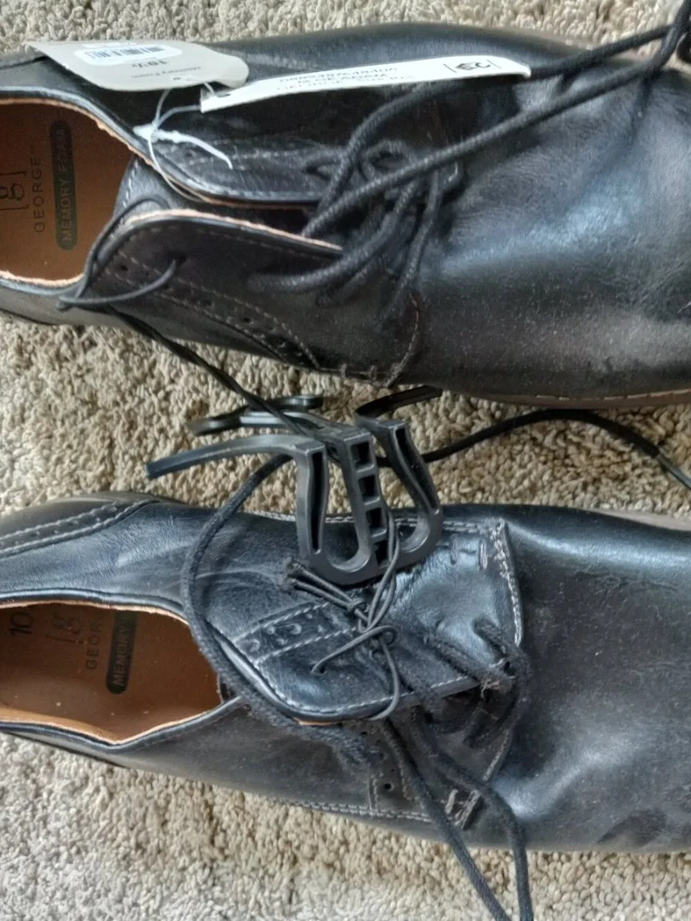 George Walmart 10.5 Mens Dress Shoes NEW
